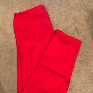 Delia’s Red mid-rise skinny jeans